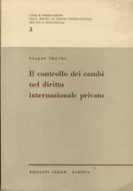 Il controllo dei cambi nel diritto internazionale privato