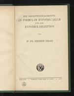 Die Digestenfragmente ad formulam hypothecariam und die Hypothekarezeption