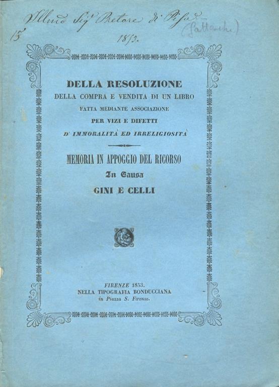 Libreria antiquaria Gozzini