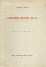 Il contratto di assicurazione sulla vita. Profilo giuridico