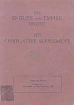 The English and Empire digest. 1977 Cumulative Supplement