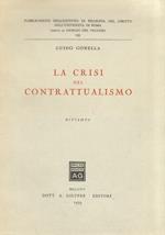 La crisi del contrattualismo. Ristampa