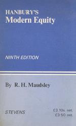 Modern Equity [...] Ninth Edition [...]