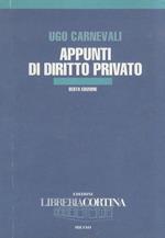 Appunti di diritto privato