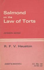 Salmond on the Law of Torts. Fifteenth Edition