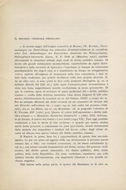 Il processo criminale presillano - Giuliano Crifò - copertina