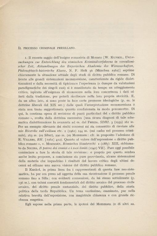 Il processo criminale presillano - Giuliano Crifò - copertina