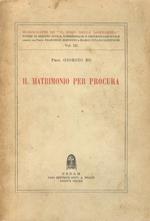 Il matrimonio per procura