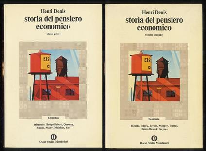 Storia del pensiero economico. Volume primo [- volume secondo] - Henri Denis - copertina