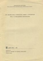 Sul regime delle unioni fra libere e adscripticii nella legislazione giustinianea