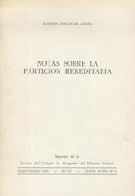 Notas sobre la partición hereditaria