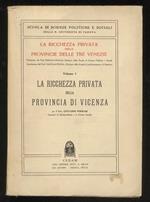 La ricchezza privata della provincia di Vicenza