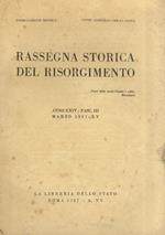 RASSEGNA storica del Risorgimento. Anno XXIV. Fasc. III. Marzo 1937 - XV