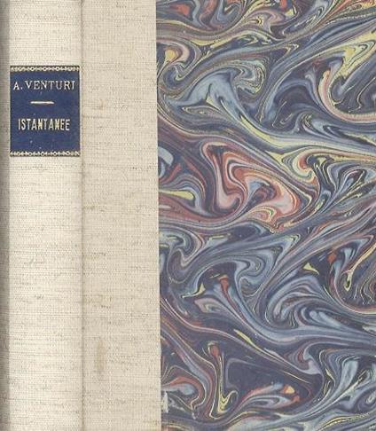 Istantanee - Adolfo Venturi - copertina