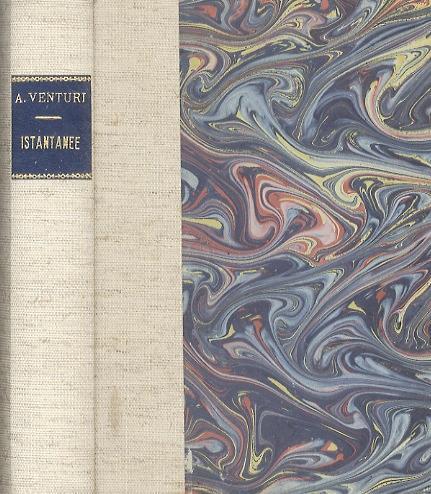 Istantanee - Adolfo Venturi - copertina