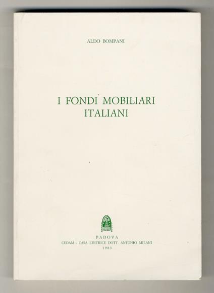 I fondi mobiliari italiani - Aldo Bompani - copertina