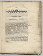 Memoria per la Signora Carolina Bartoletti vedova Giera, Sacerdote Sig. Luigi Cartacci suo maestro di casa e Maddalena Melani sua cameriera nella causa di preteso furto avanti la R. Ruota Crimianle di Firenze