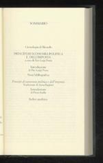 Princìpi di economia politica e dell’imposta. A cura di Pier Luigi Porta. Introduzione di Pier Luigi Porta