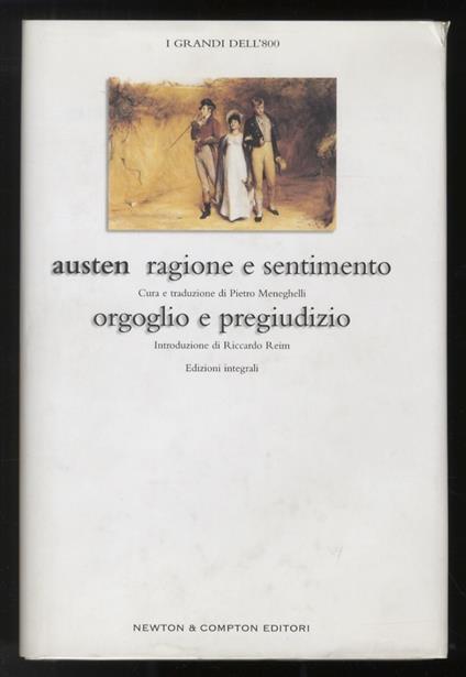 Ragione e sentimento-Orgoglio e pregiudizio - Jane Austen - copertina