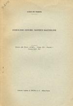 Simbolismo minore: Maurice Maeterlink