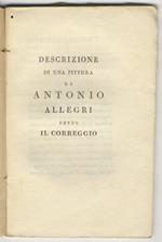 Descrizione di una pittura di Antonio Allegri detto il Correggio