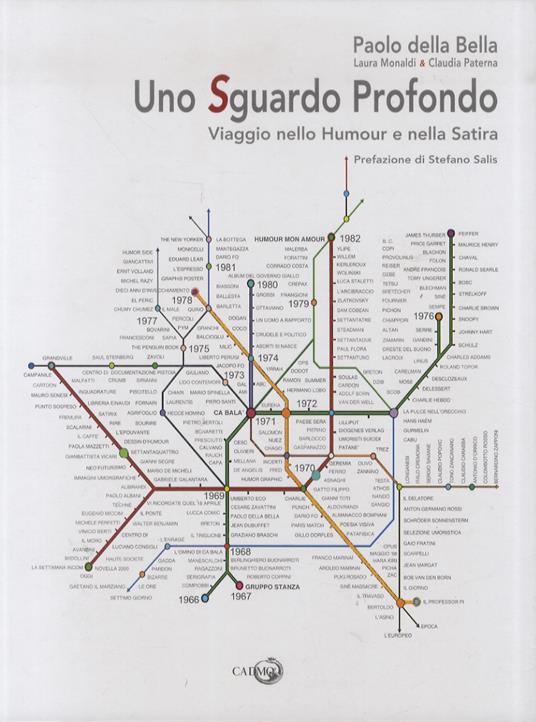 Uno sguardo profondo. Viaggio nello humour e nella satira. Prefazione di Stafano Salis - Paolo Della Bella - copertina