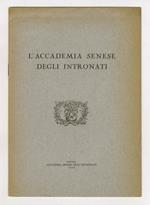 L' accademia senese degli Intronati