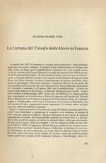 La fortuna del Trionfo della Morte in Francia