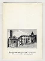 Repertorio delle deliberazioni della Comunità civica di Montevarchi (1798 - 1801), filza 15. (Archivio storico pre-unitario del comune di Montevarchi), a cura di Andrea Zagli
