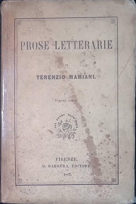Prose letterarie