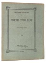 Secondo supplemento alla raccolta delle antichissime iscrizioni italiche
