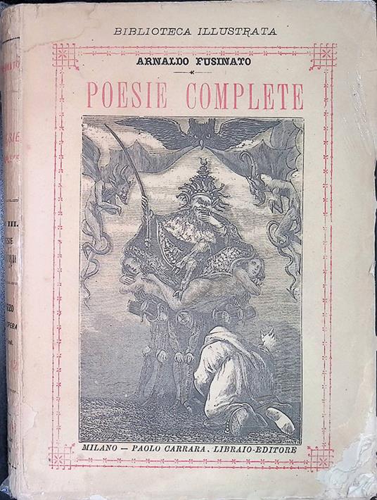 Poesie Complete. Volume terzo - Arnaldo Fusinato - copertina
