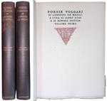 Poesie volgari di Lorenzo De'Medici. 2 volumi