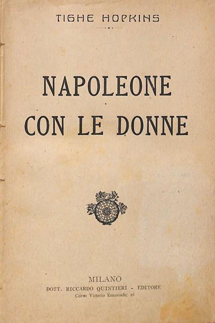 Napoleone con le donne - Tighe Hopkins - copertina