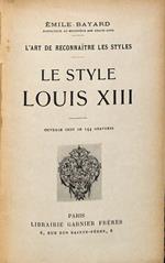 Le style Louis XIII