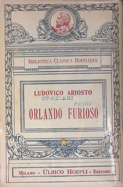 Orlando furioso - Ludovico Ariosto - copertina