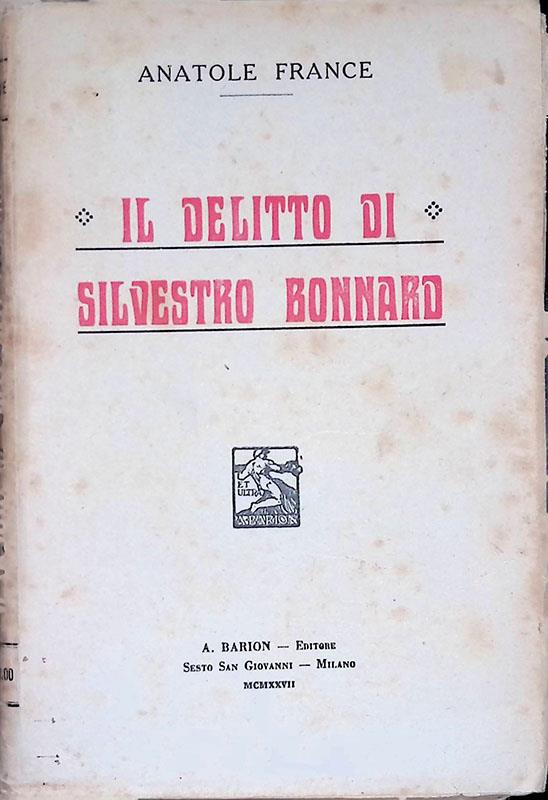 Il delitto di Silvestro Bonnard