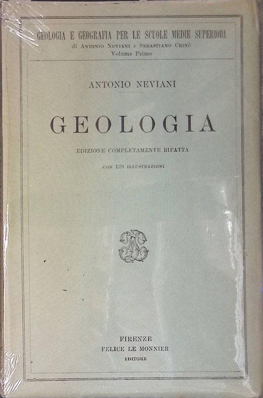 Geologia - Antonio Neviani - copertina