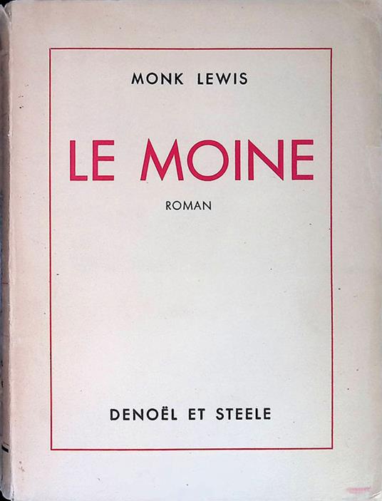 Le moine - Monk Lewis - copertina
