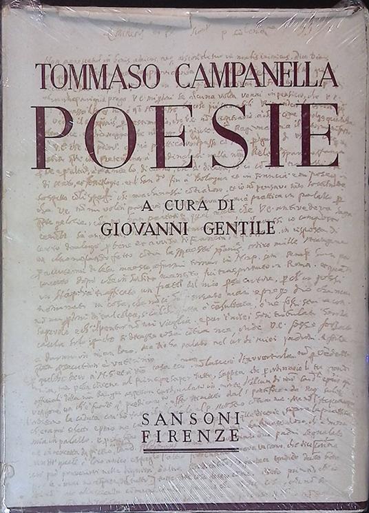 Poesie - Tommaso Campanella - copertina