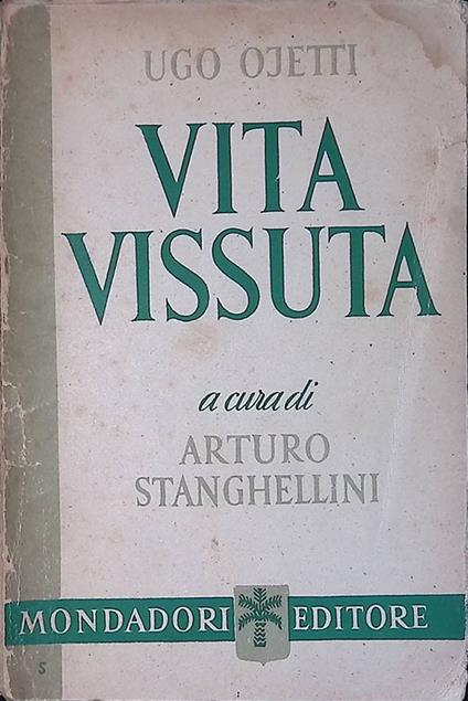 Vita vissuta - Ugo Ojetti - copertina