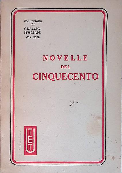 Novelle del Cinquecento - Giuseppe Fatini - copertina