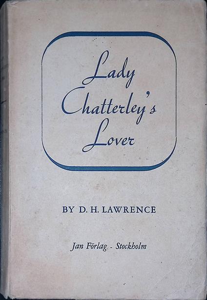 Lady Chatterley's lover - David Herbert Lawrence - copertina