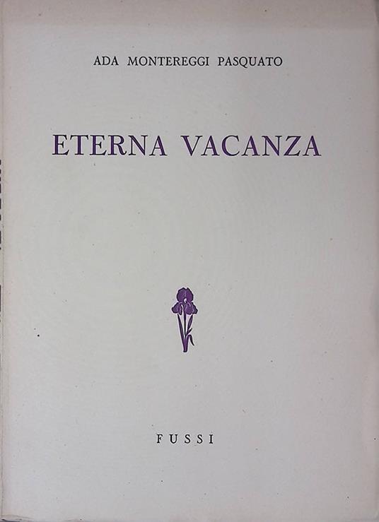Eterna vacanza - copertina