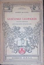 Giacomo Leopardi. Saggio critico ( ad uso degli studenti e delle persone colte)