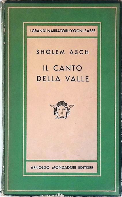 Il canto della valle - Sholem Asch - copertina