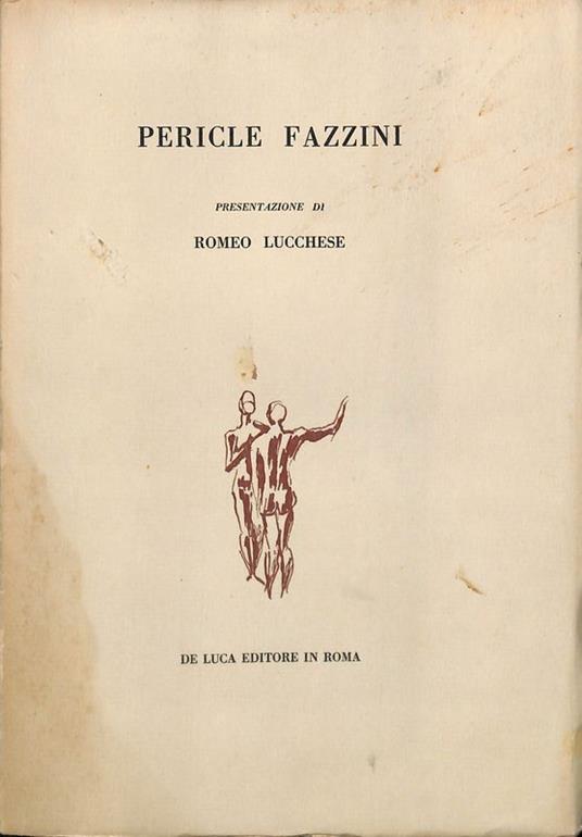 Pericle Fazzini - Romeo Lucchese - copertina