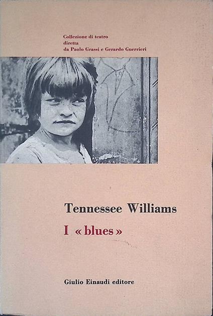 I blues - Tennessee Williams - copertina