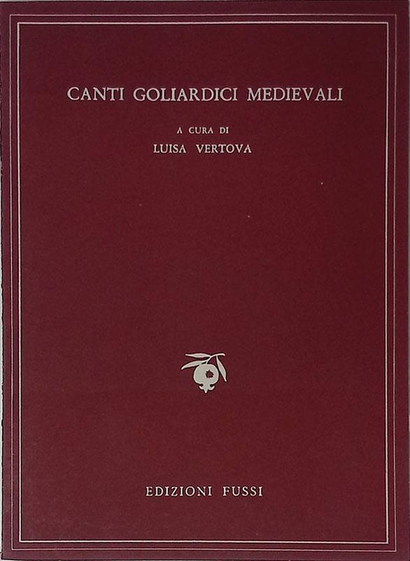 Canti goliardici medievali
