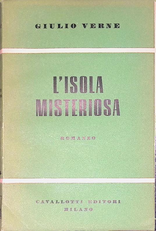 L' isola misteriosa - Jules Verne - copertina